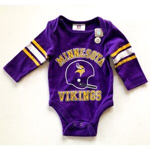 NFL Minnesota Vikings Baby Onesie - Purple